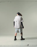 S24 / 02 — S-01  Radial Visor Shorts  (Slate Grey)