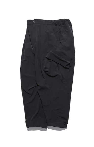 0401~Mesh Pocket Nylon Pants with Buttoned Cuffs