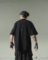 S24  / 03 —  T-01  Irregular Polygon Visor T-shirt  (Black)