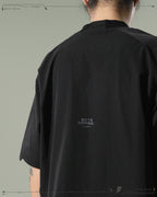 S24  / 03 —  T-01  Irregular Polygon Visor T-shirt  (Black)