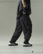 S24 / 04 — P -01  Radial Visor Orb Pants (Black)