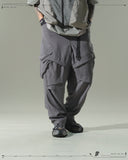 S24 / 04 — P -01  Radial Visor Orb Pants (Dark Grey)