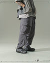 S24 / 04 — P -01  Radial Visor Orb Pants (Dark Grey)