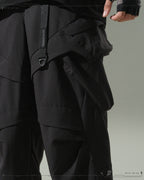 S24 / 04 — P -01  Radial Visor Orb Pants (Black)