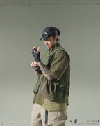 S24  / 05 —  O-01 Trapezoidal Solid Dismantle Vest  (Green)