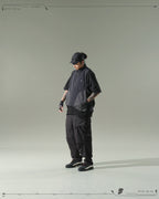 S24  / 05 —  O-01  Trapezoidal Solid Dismantle Vest  (Black)