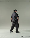 S24 / 04 — P -01  Radial Visor Orb Pants (Black)