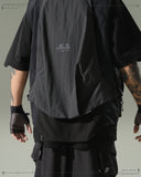 S24  / 05 —  O-01  Trapezoidal Solid Dismantle Vest  (Black)