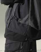 S24  / 05 —  O-01  Trapezoidal Solid Dismantle Vest  (Black)