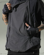 S24  / 05 —  O-01  Trapezoidal Solid Dismantle Vest  (Black)