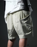 S24 / 07 — S-02  Hollow Tornado Shorts  (Pewter Green)