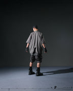 S24  / 08 —  O-02  Double Splicing Tornado Kimono (Steel Grey)