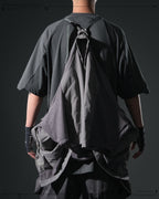 S24  / 08 —  O-02  Double Splicing Tornado Kimono (Steel Grey)