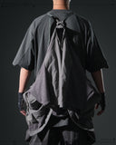 S24  / 08 —  O-02  Double Splicing Tornado Kimono (Steel Grey)