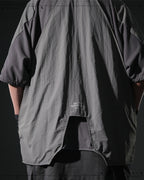 S24  / 08 —  O-02  Double Splicing Tornado Kimono (Steel Grey)