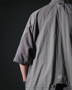 S24  / 08 —  O-02  Double Splicing Tornado Kimono (Steel Grey)