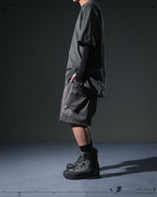 S24 / 07 — S-02  Hollow Tornado Shorts  (Iron Grey)