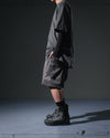 S24 / 07 — S-02  Hollow Tornado Shorts  (Iron Grey)