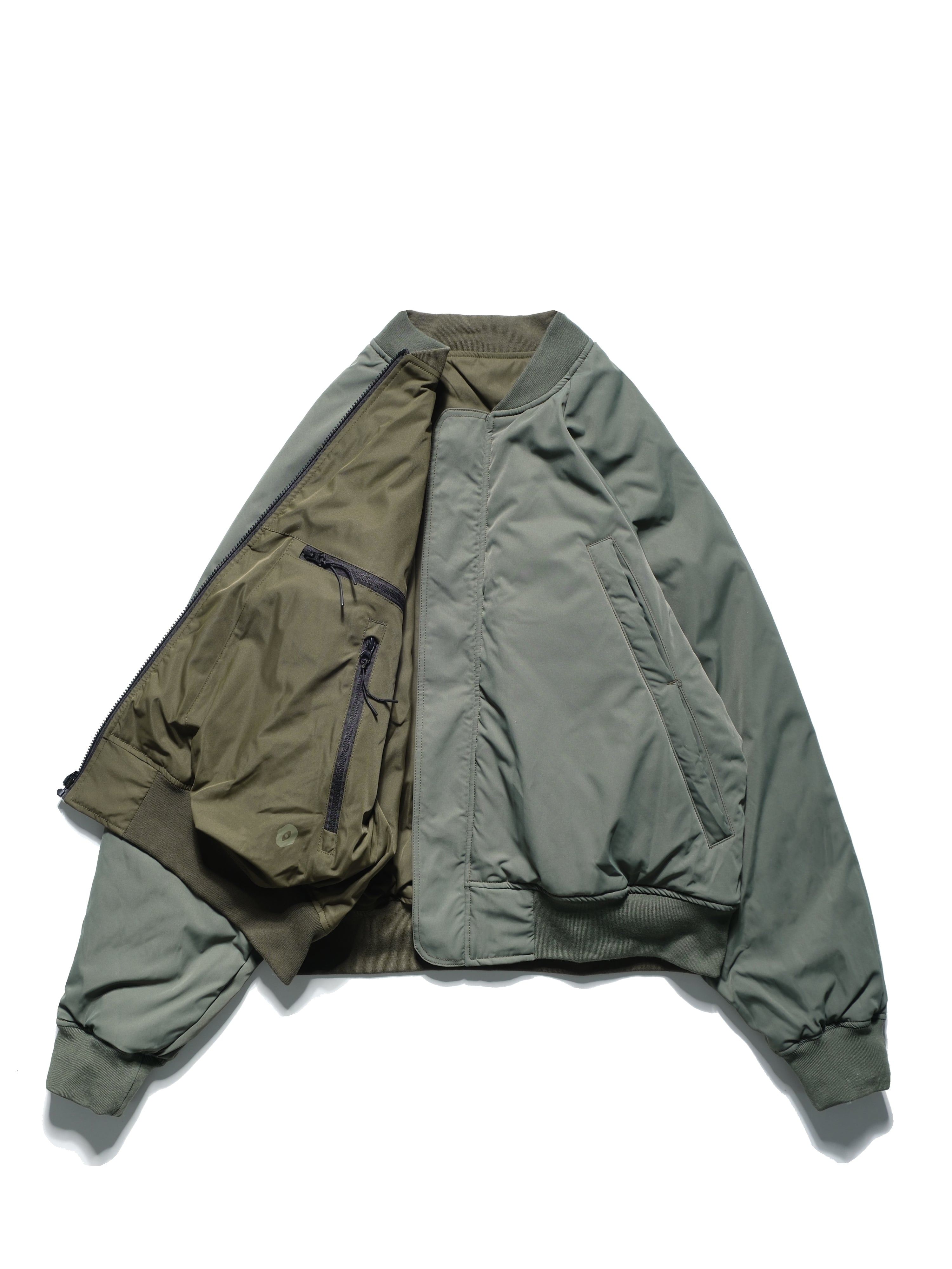 A24-CS-03-J Altitube Double Sided Bomber Jacket (Green)