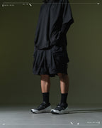 SS23 / 10 —  S23-069 Zip and Breathable Shorts (Black)