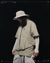 SS23 / 13 — T23-072 All-in-one Vest Shirt (Khaki)