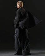 A26-S1-B / Visor Split Sling Bag (Black)