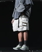 SS23 / 11 —  S23-068 Hollow Pocket Shorts (Ivory White)