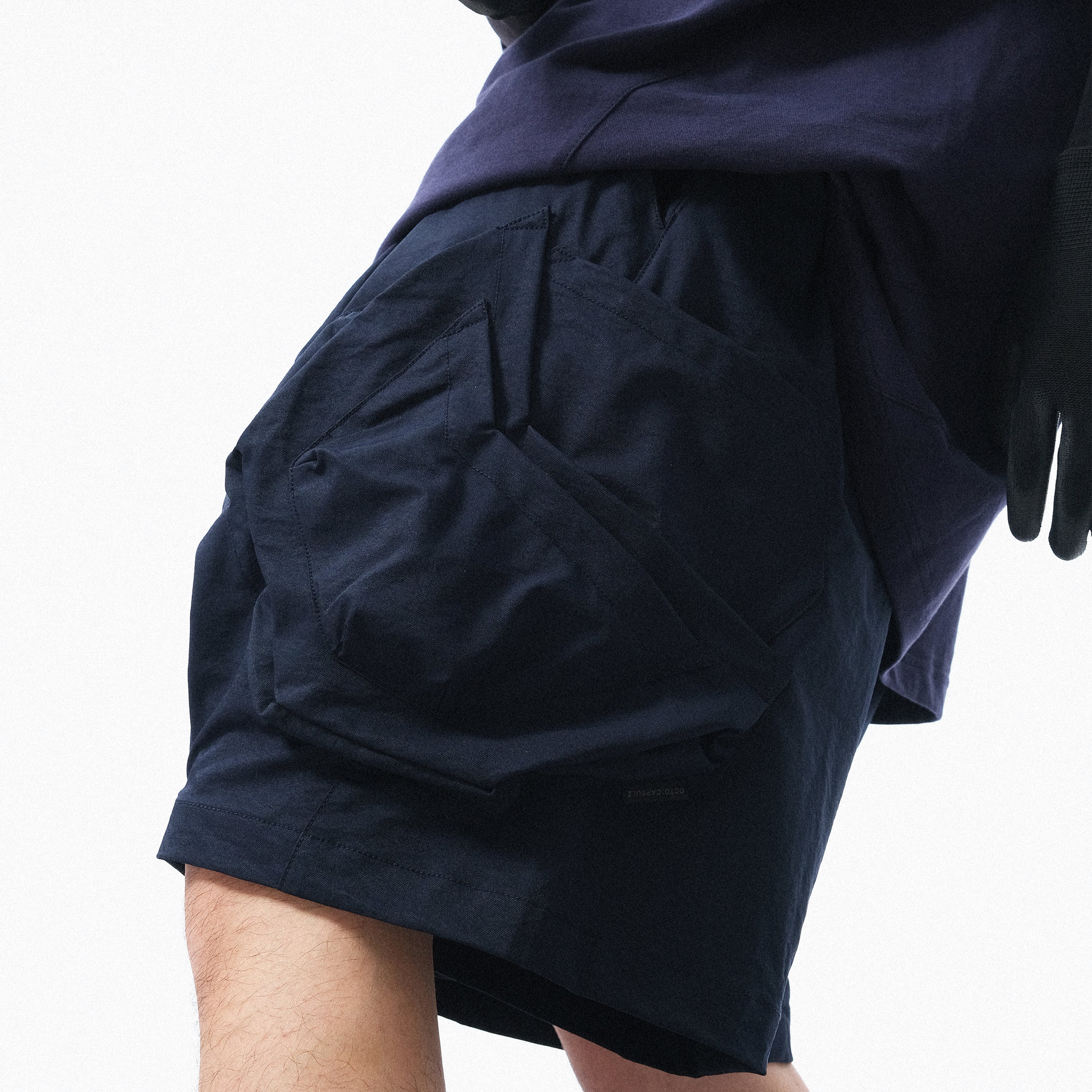 Capsule 02 / CSS-107 Drill Orb Shorts (Navy)