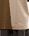 S24  / C-04-T   Dual Stitching Oversized T-shirt  (Brown)