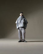 A24-CS-02-J1 Aura Curved Layered Jacket (Slate grey)