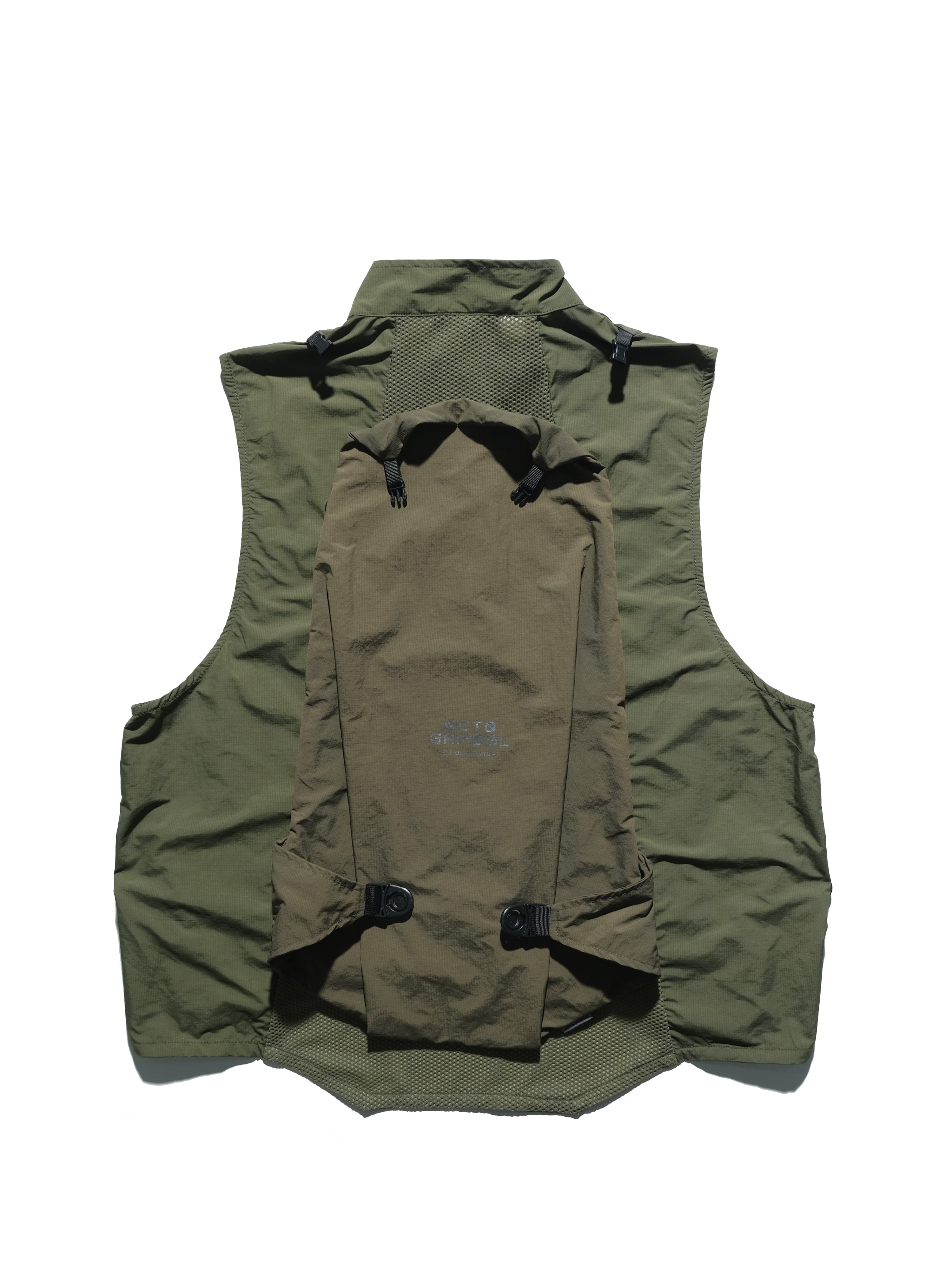 S24  / 05 —  O-01 Trapezoidal Solid Dismantle Vest  (Green)