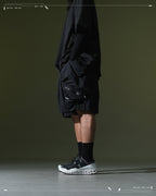 SS23 / 10 —  S23-069 Zip and Breathable Shorts (Black)