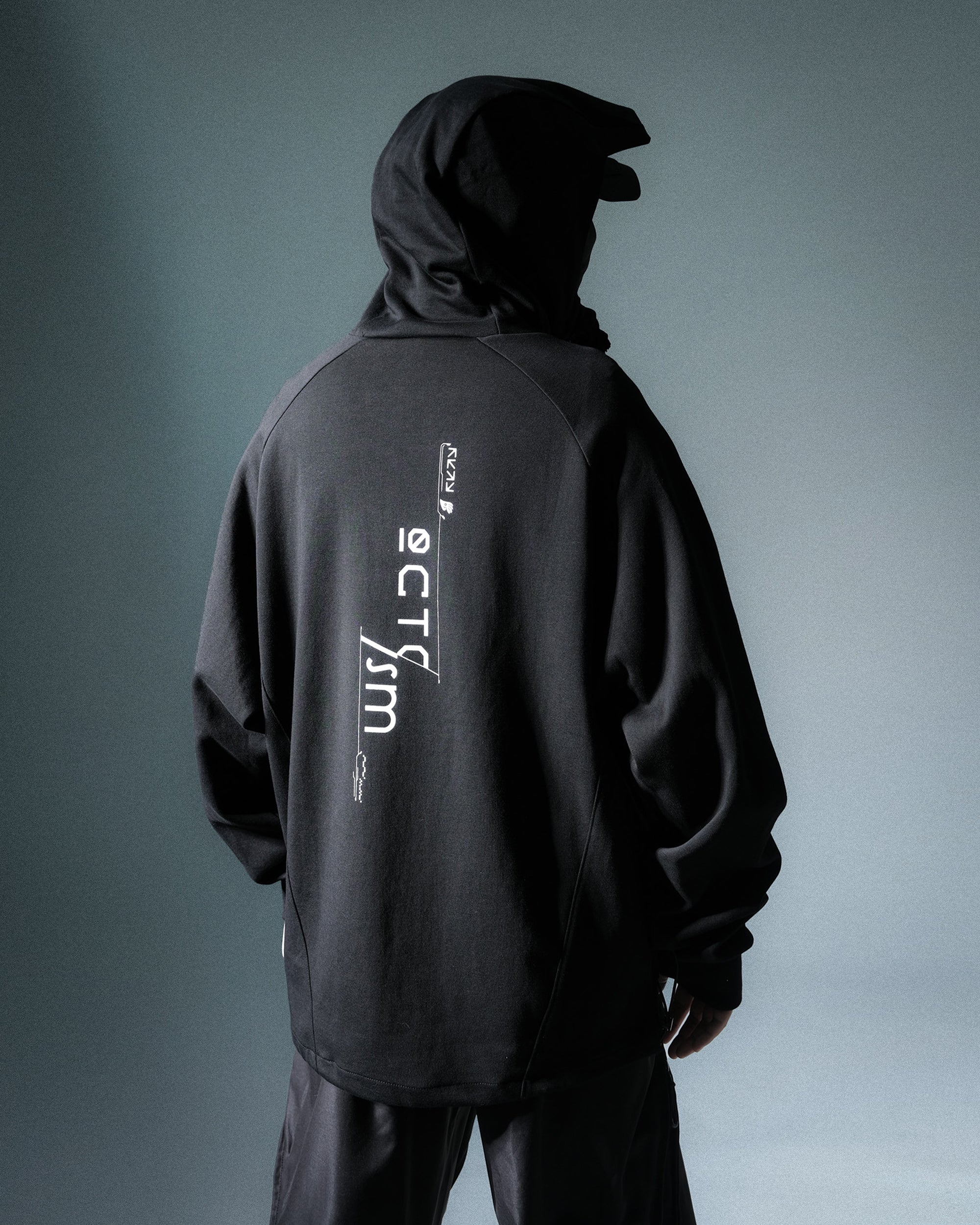 A24-OI-H OCTO X IONISM Ream Hoodies (Black)