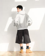 A26-PR-Z / Arc Seam Zip Hoodie (L-Grey)