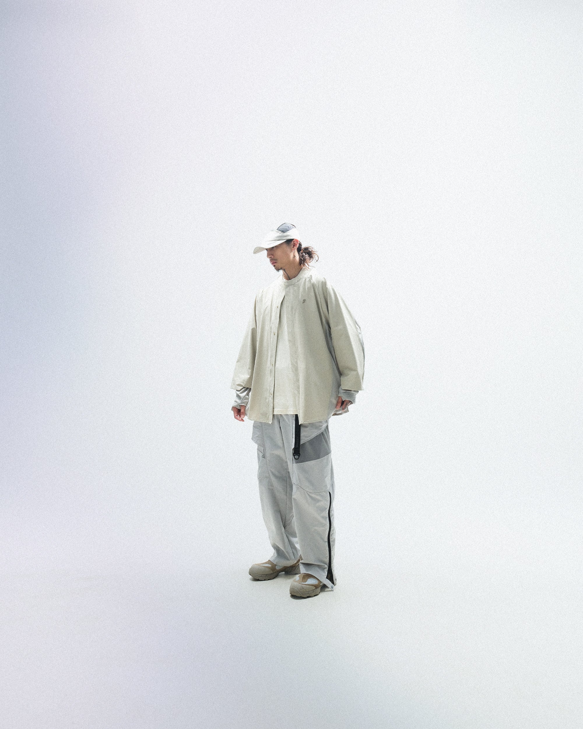 PRE-A24-PS-T2  Hollow Tornado Shirt (Beige Khaki)