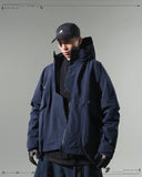 AW23 / 08 —J23-028  Radial Visor Windbreaker (Navy)