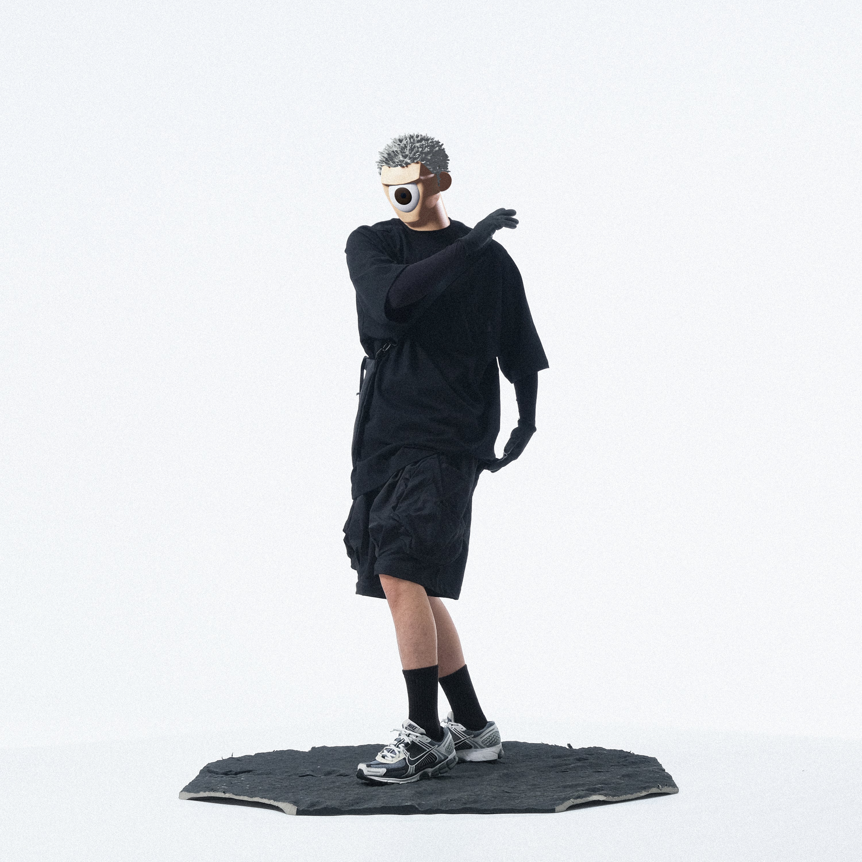 Capsule 02 / CSS-107 Drill Orb Shorts (Black)