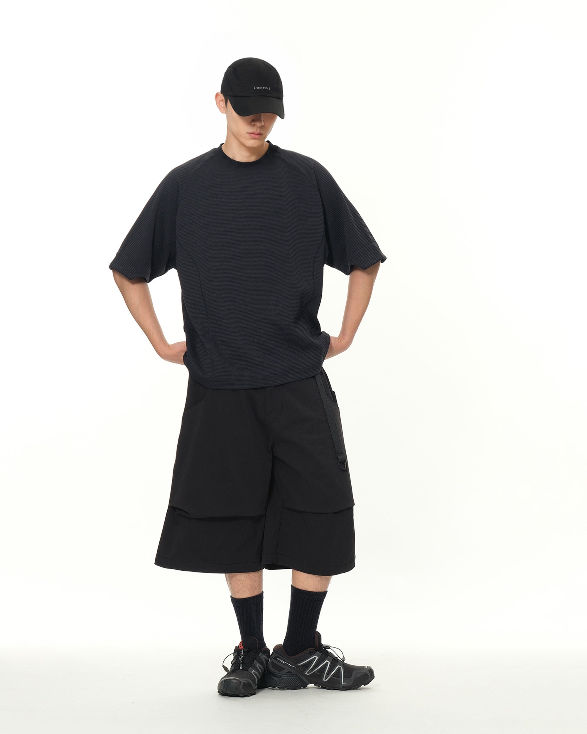 S26-PR-S2 / Layer Cutting Shorts (Black)