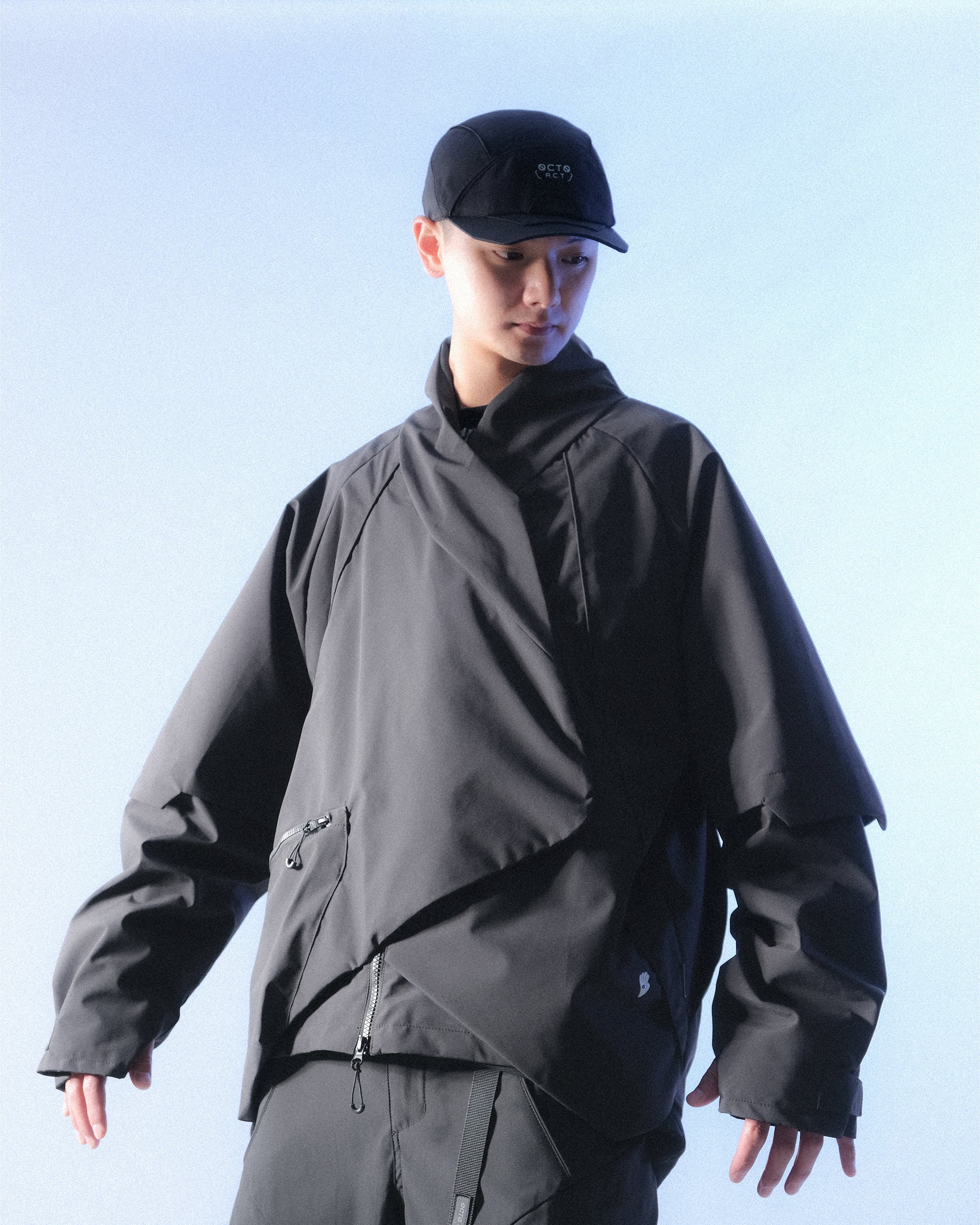 S1 A24-J-01 InverseV Visor Blazer (Black)