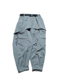 AW23 / 02 —  P23-130 Trapezoidal V-Shape Visor Arc Wide Pants  (Slate Grey)