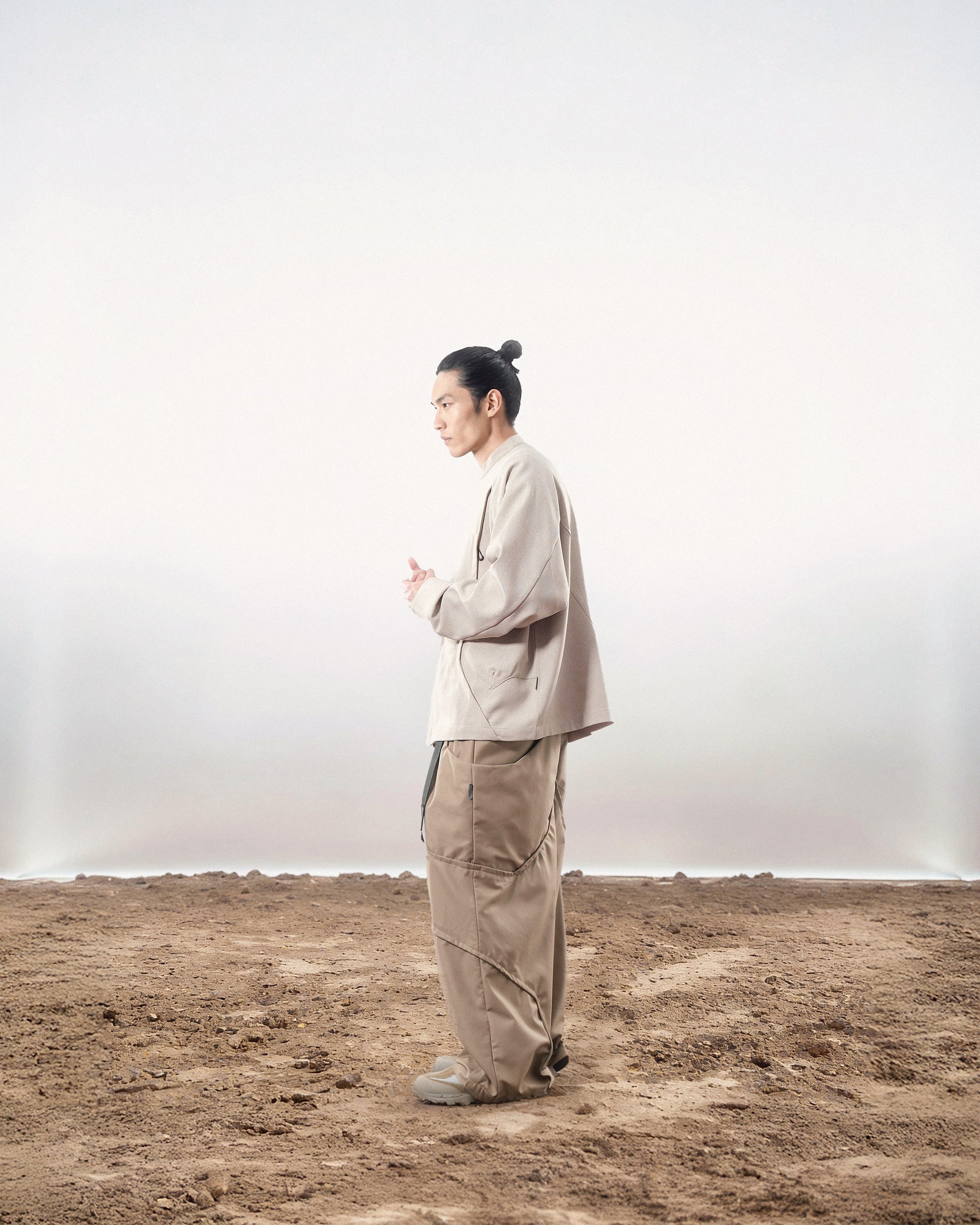 A25-ST-01 Access Cross-Seam Shirt (Khaki)