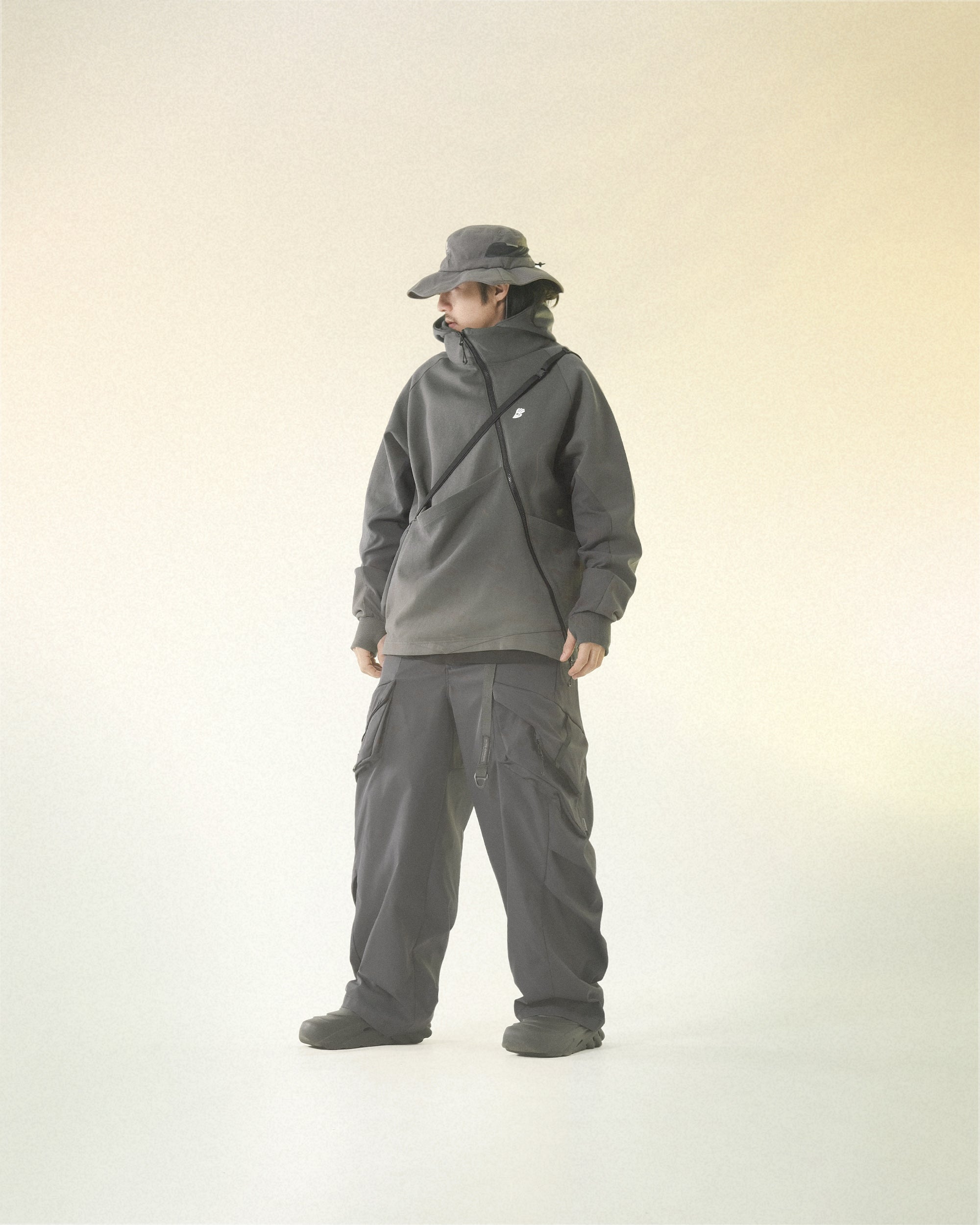 A24-H-02 Diagon Mighty Form Hoodies (Grey)