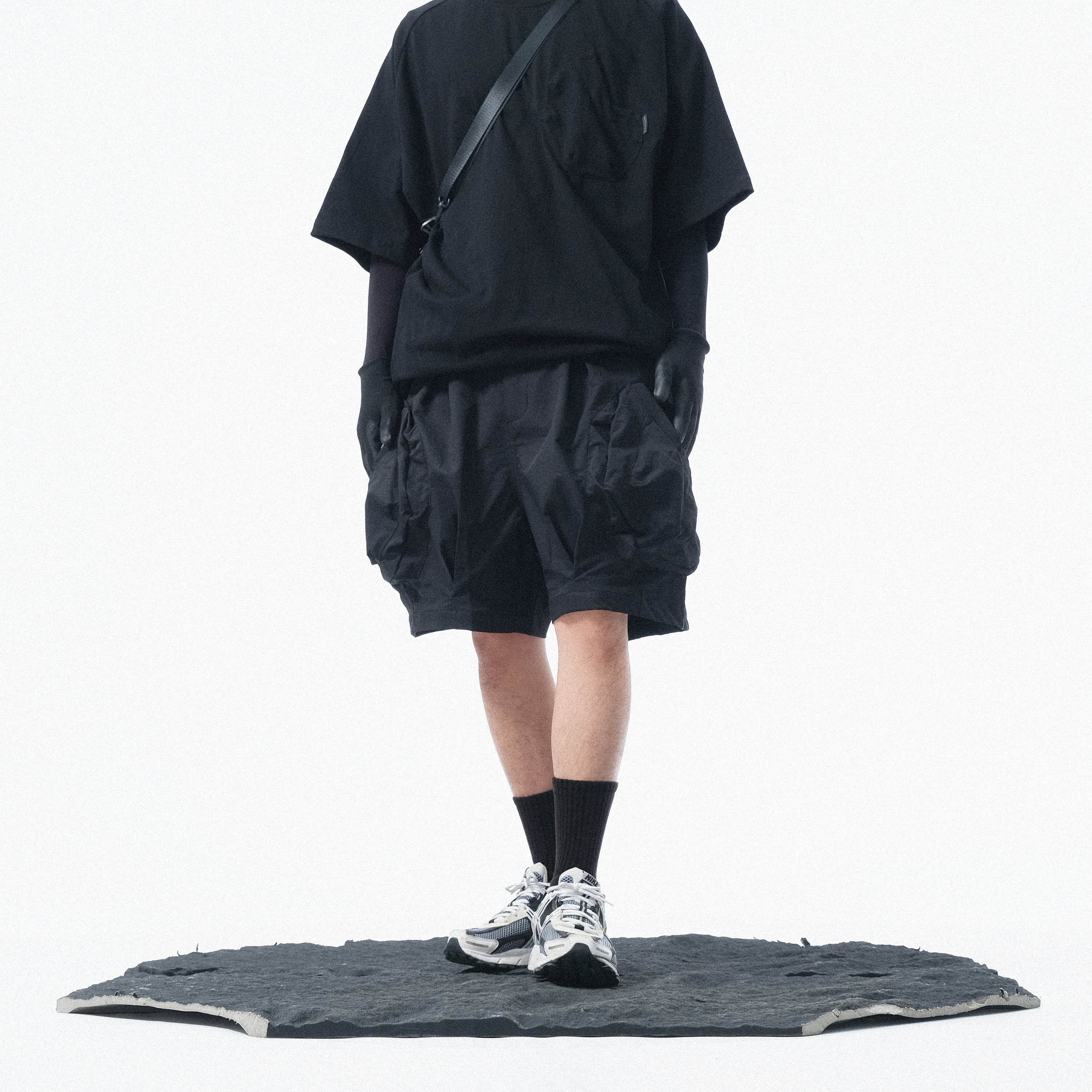 Capsule 02 / CSS-107 Drill Orb Shorts (Black)