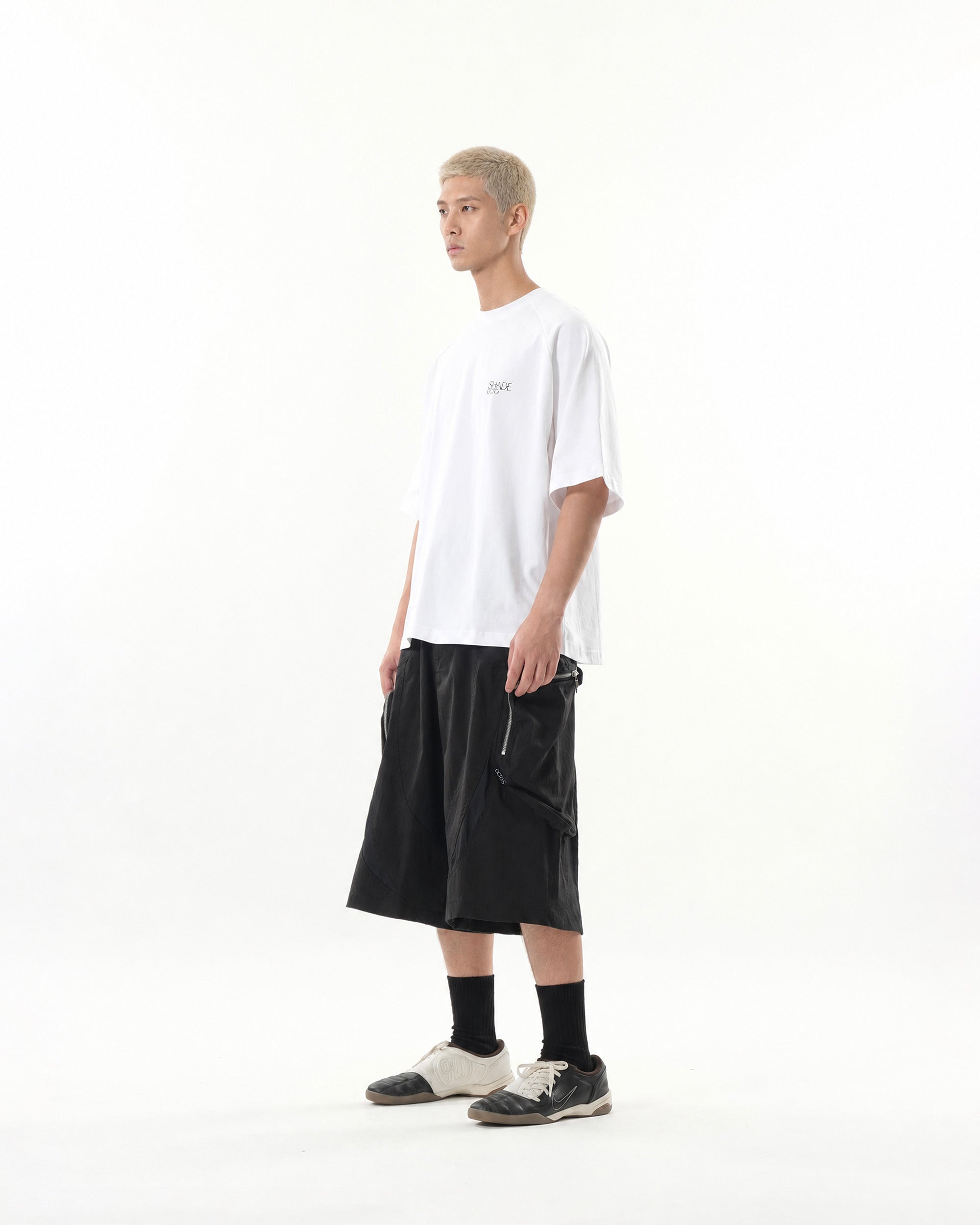 S26-SD2-S / Residual Curve Shorts (Black)