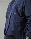 AW23 / 08 —J23-028  Radial Visor Windbreaker (Navy)