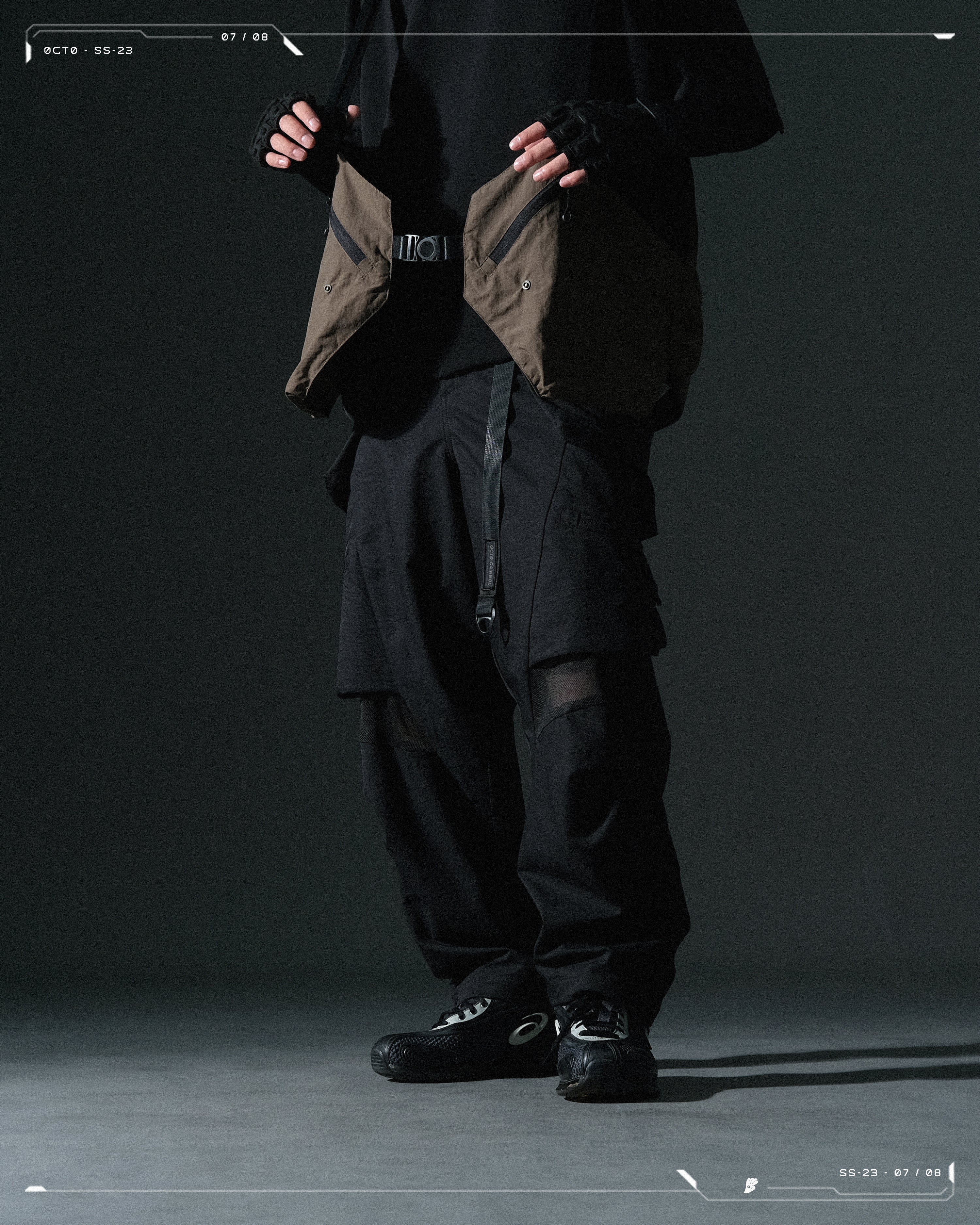 SS23 / 08 —  P23-128 Extreme Breathable Pants  (Black)