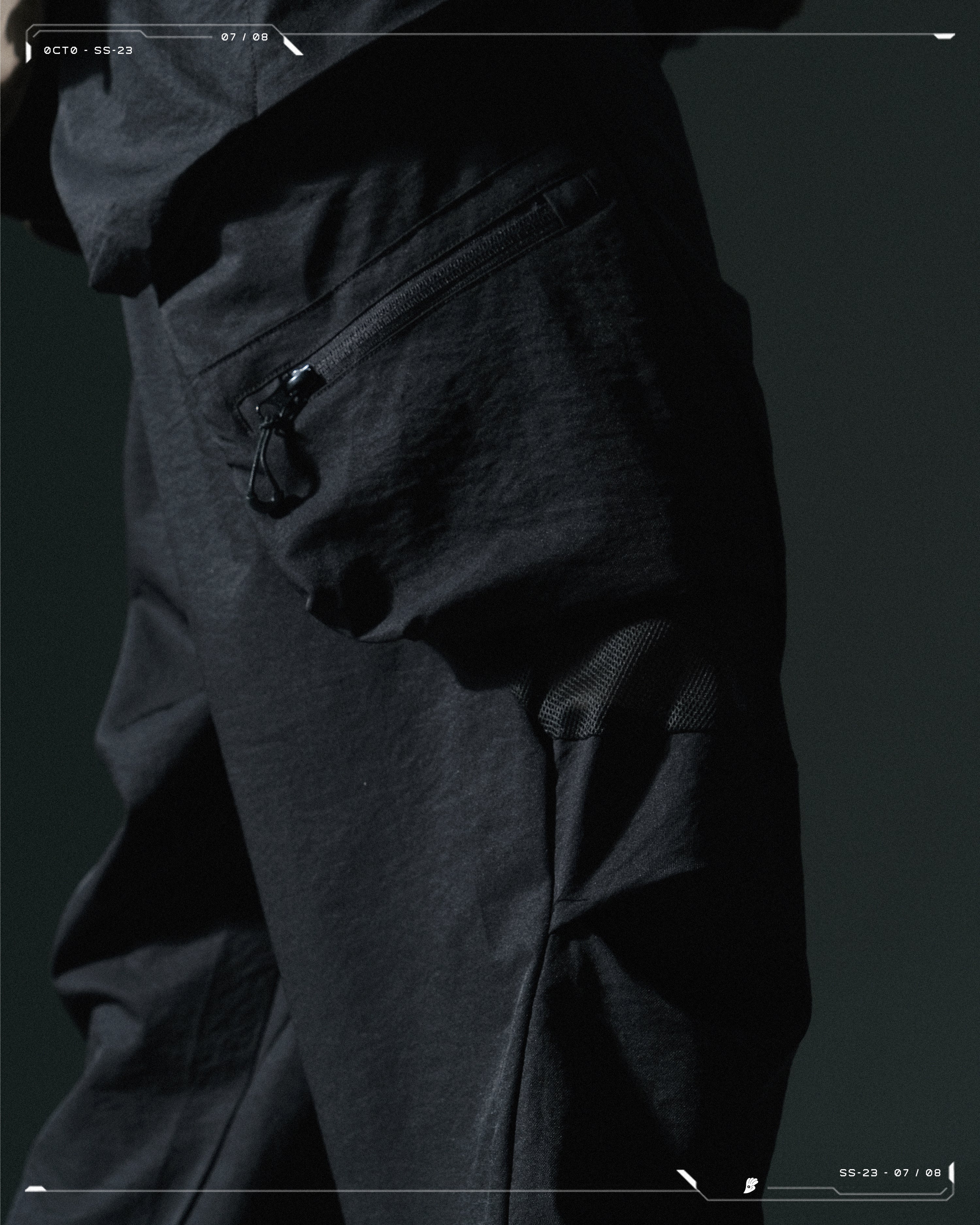 SS23 / 08 —  P23-128 Extreme Breathable Pants  (Black)