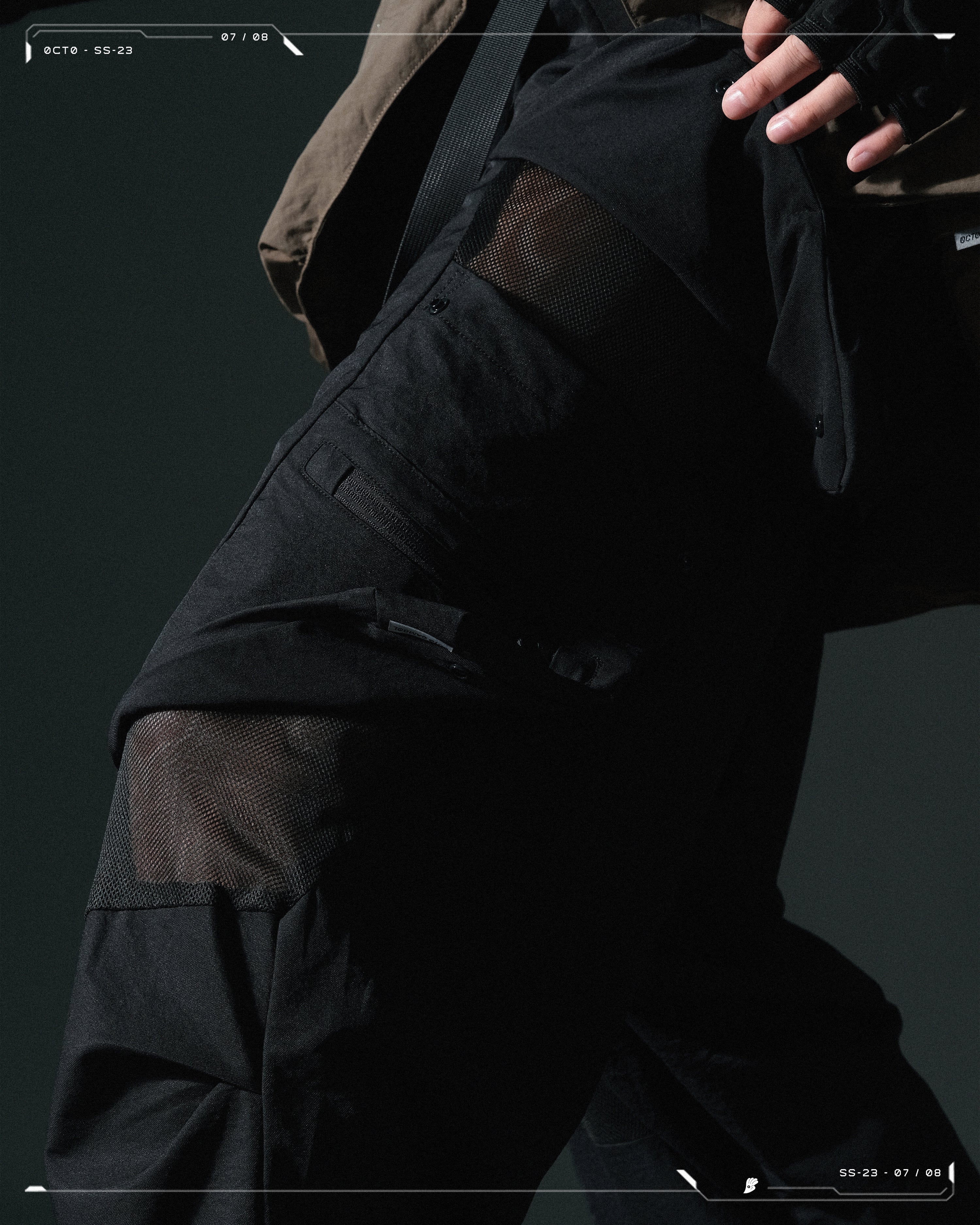 SS23 / 08 —  P23-128 Extreme Breathable Pants  (Black)
