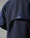 AW23 / 08 —J23-028  Radial Visor Windbreaker (Navy)