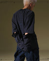 PRE - SEASON  — PT23-011 Detachable Sleeves T-shirt  (Navy)